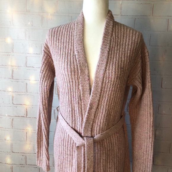 Brooks Brothers Sweaters - Brooks Brothers Open Front Belted Cardigan